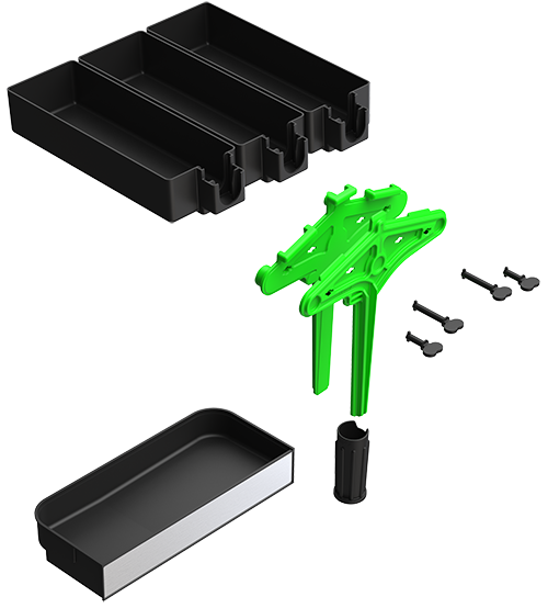 Schalen, Merging-Unit und Tropfschale